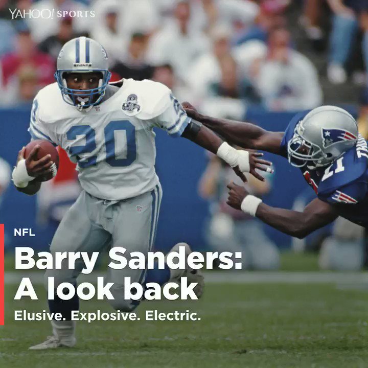 Happy 50th birthday to Barry Sanders, the most exciting NFL player who ever lived.  
