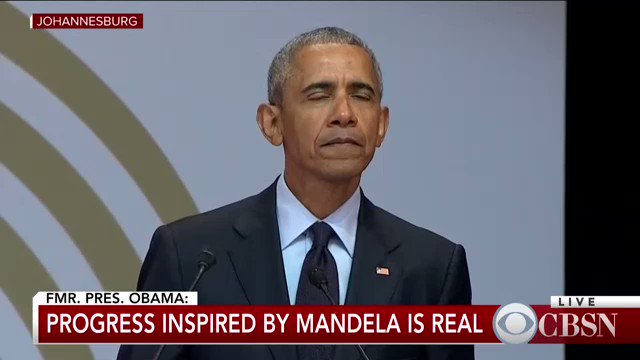 “Just ask the French football team that just won the World Cup… Not all of those folks looked like Gauls to me. But they're French! They're French,” Obama says on looking past race to embrace our common humanity https://cbsn.ws/2JvbZjQ