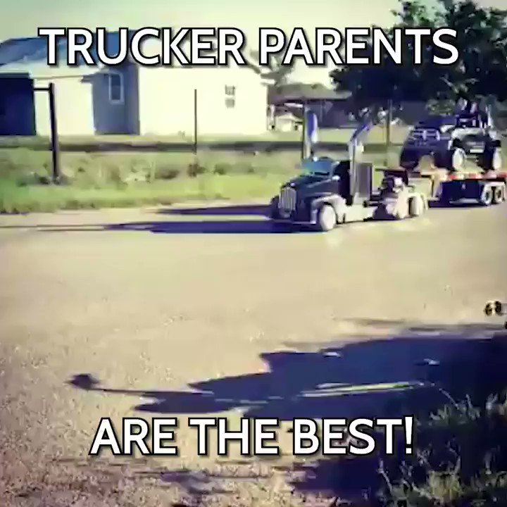 #Parenting #Trucking #CDL