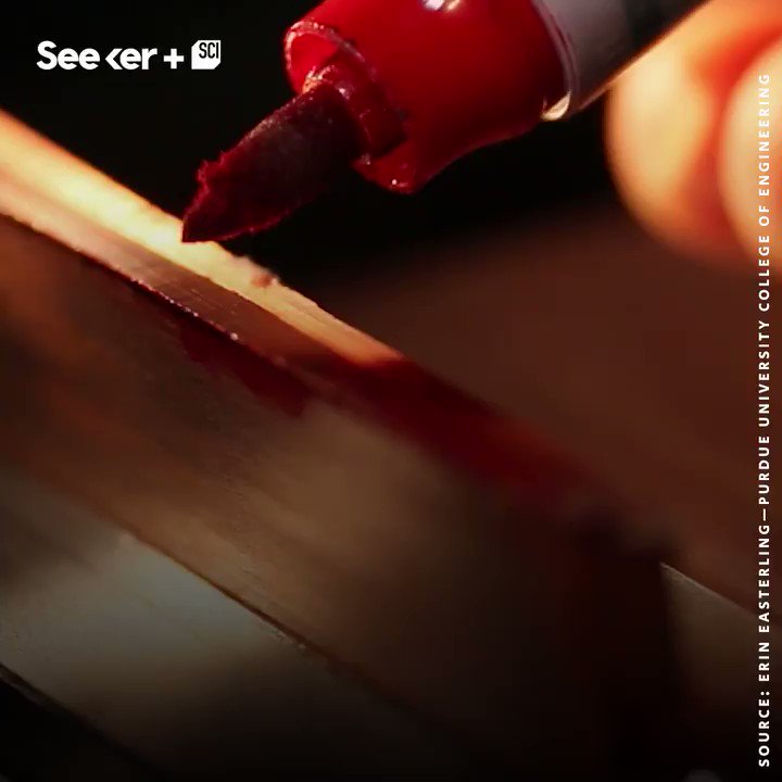 Gummy metals can buckle and bend under the force of a blade. But Sharpie ink and some glue can make cutting them much easier