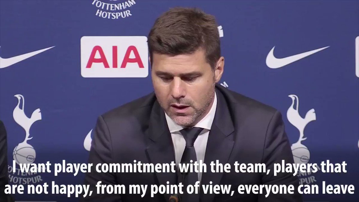 Tottenham News (@Spurs_fl) on Twitter photo 2018-08-20 15:55:00 Pochettino gave an incredible answer about the type of players he wants at Spurs when asked about Toby Alderweirelds future on Saturday #COYS #THFC Pochettino gave an incredible answer about the type of players he wants at Spurs when asked about Toby Alderweirelds future on Saturday #COYS #THFC