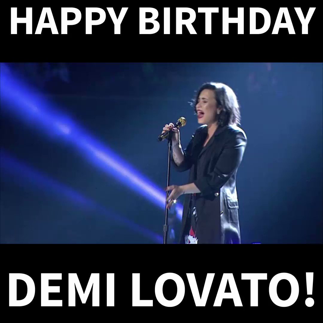 Happy birthday, Demi Lovato! Sending light and love!  