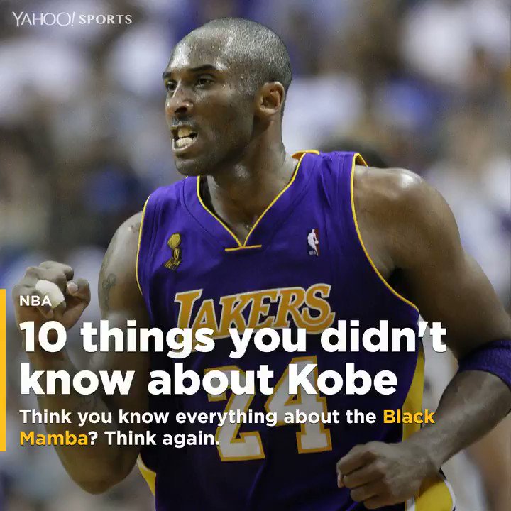 Happy 40th birthday, Kobe Bryant!

Here are 10 things you may not have known about the Black Mamba. 