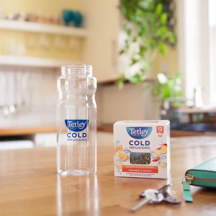 #TetleyColdInfusions are quick, easy and perfect for on the go hydration! Simply drop one infuser into cold water and delight in the refreshing flavours!