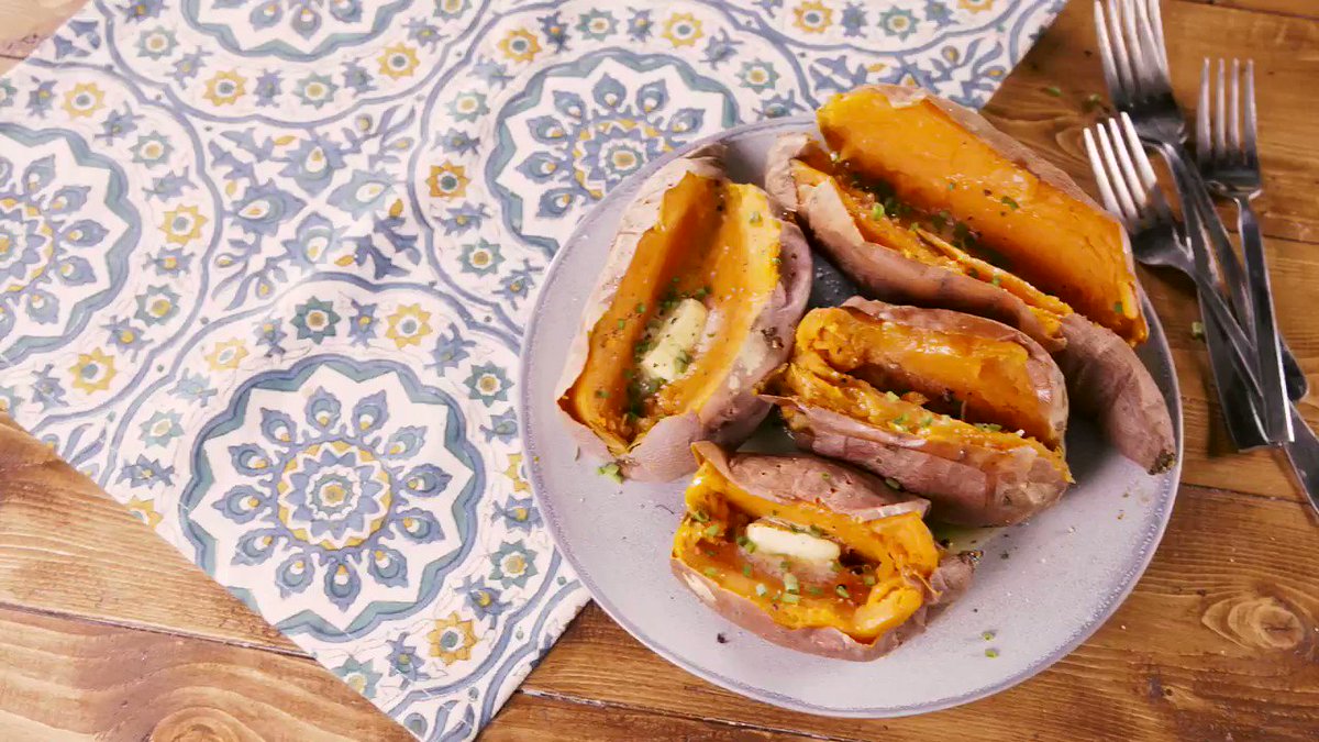 Here's How To Make Perfect Baked Sweet Potatoes https://t.co/lj7csxIT6h