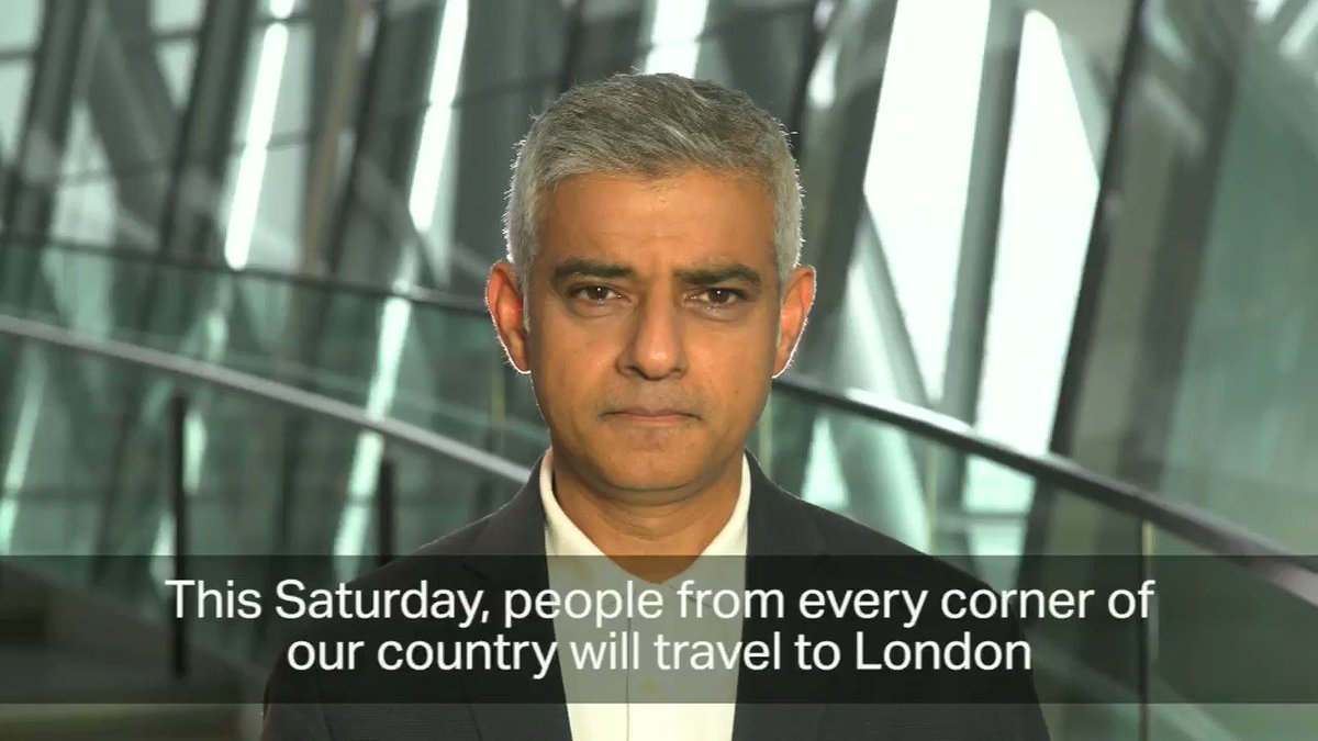 MUST-WATCH: This Saturday, @SadiqKhan will be speaking & marching at our #PeoplesVoteMarch, demanding the British people get a #PeoplesVote on the Brexit deal.
Make your voice heard - join us on Saturday & march for your future. Please RT: