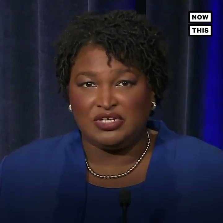 .@staceyabrams inspires me - her strength, her tenacity, her intelligence, her grace, her values.
The plain truth is she runs circles around her opponent.
And thatβs why they are shamelessly trying to deny people the right vote instead of encouraging it.