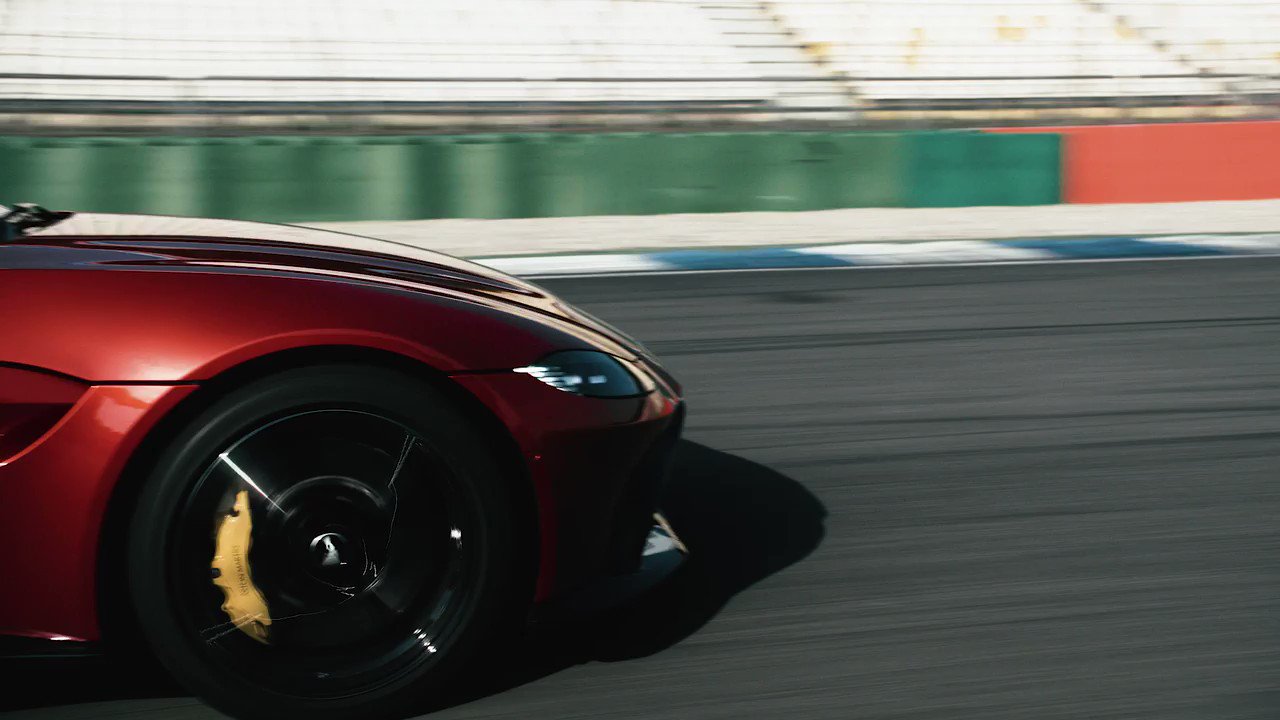 Aston martin on twitter built with animalistic power