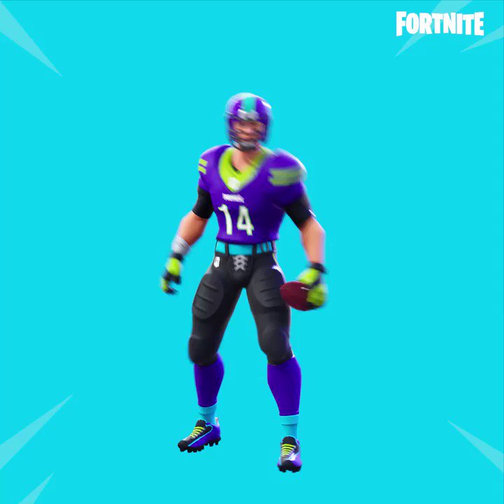 fortnite on twitter touchdown baby the new spike it emote and nfl outfits are available now - touchdown emote fortnite
