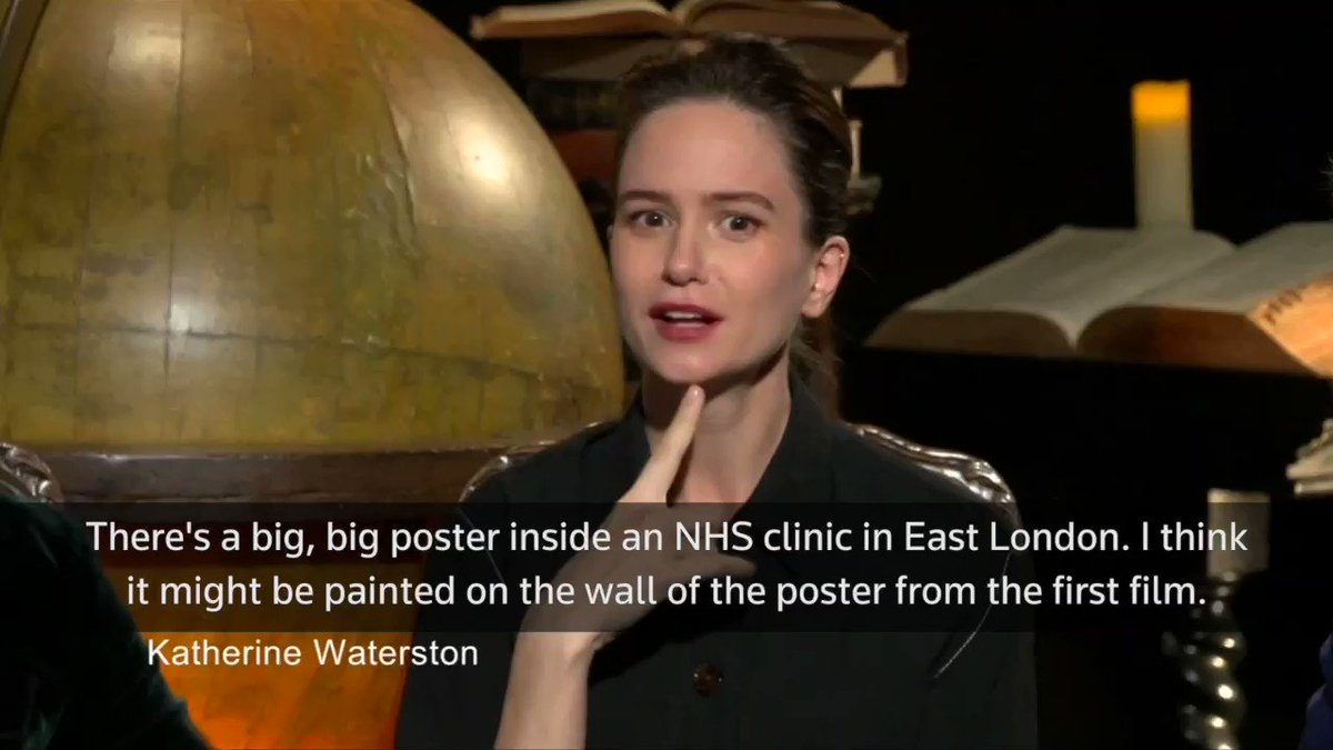 WATCH: 'Fantastic Beasts' sequel cast laugh about seeing the film’s quirky poster art