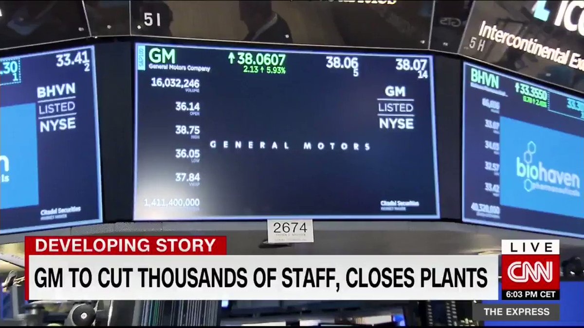CNN on Twitter "General Motors is shutting production at five