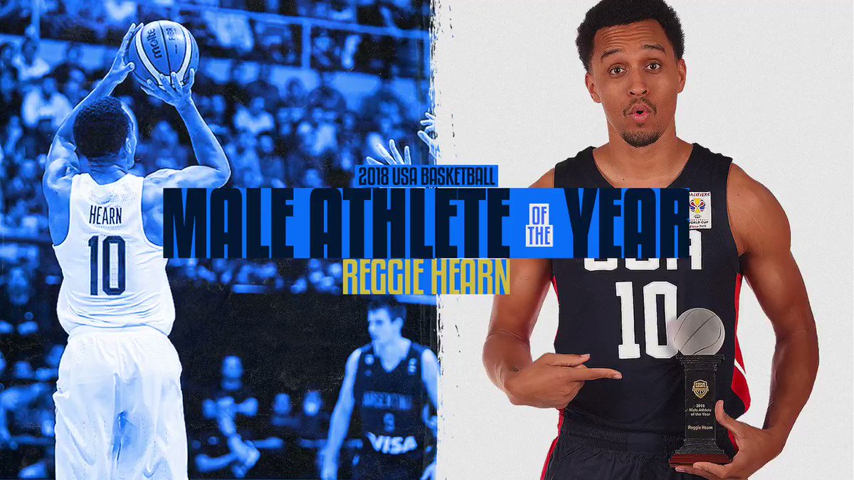 USA Basketball on X: NEWS: Reggie Hearn honored as the 2018 USA Basketball  Male Athlete of the Year 🔗    / X