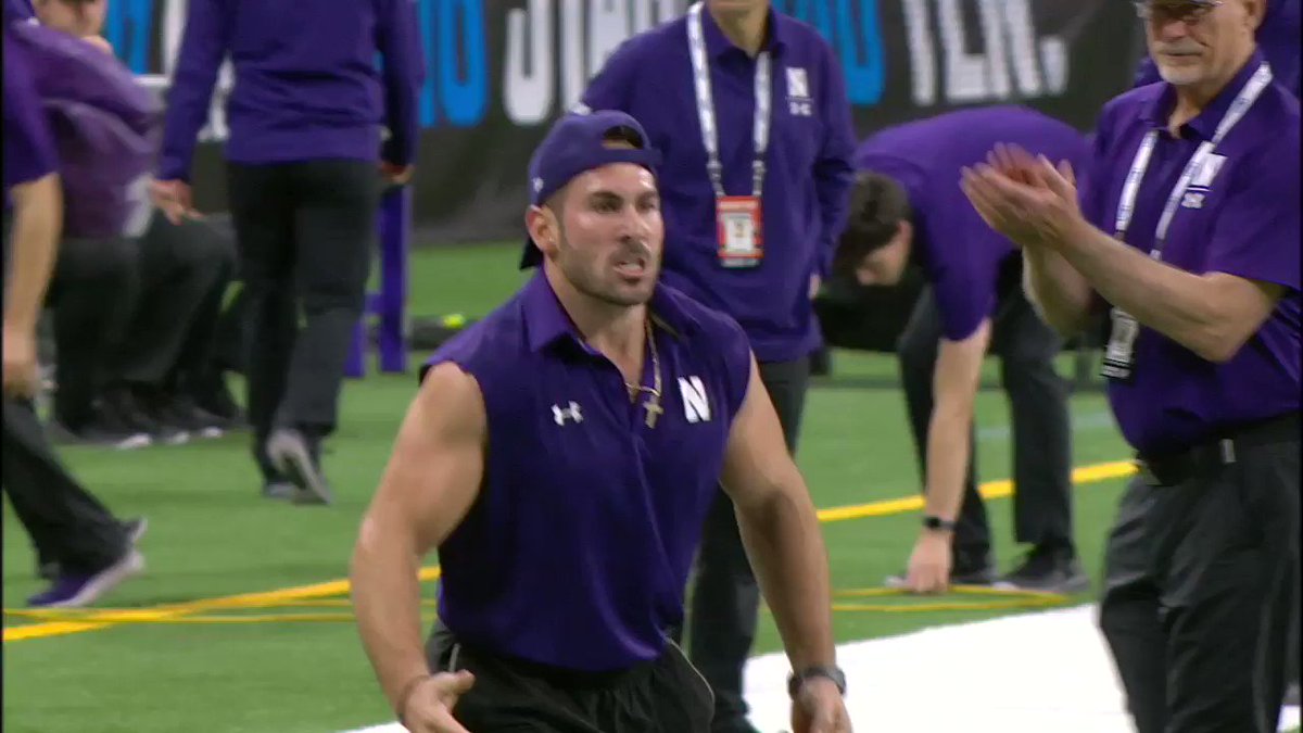 Northwestern players on viral strength coach: 'The man's an animal'