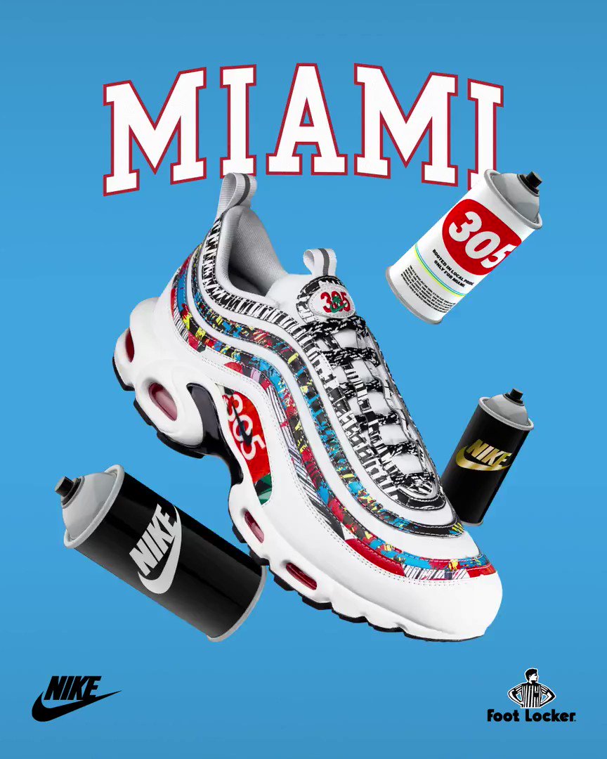 Razón Especializarse comienzo Foot Locker on Twitter: "The 305! #Nike Home &amp; Away Collection Nike Air  Max Plus / 97 #Miami 'Home' Available Now, In-Store and Online.  https://t.co/pLCSJZB0l1 https://t.co/lWXkJ0Kiug" / Twitter