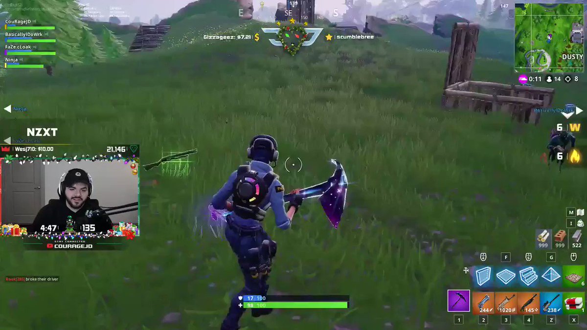 Jack 'CouRage' Dunlop (@CouRageJD) on Twitter photo 08/12/2018 21:48:58 WOW - @Ninja just walk dude... @BasicallyIDoWrk @Cloakzy WOW - @Ninja just walk dude... @BasicallyIDoWrk @Cloakzy
