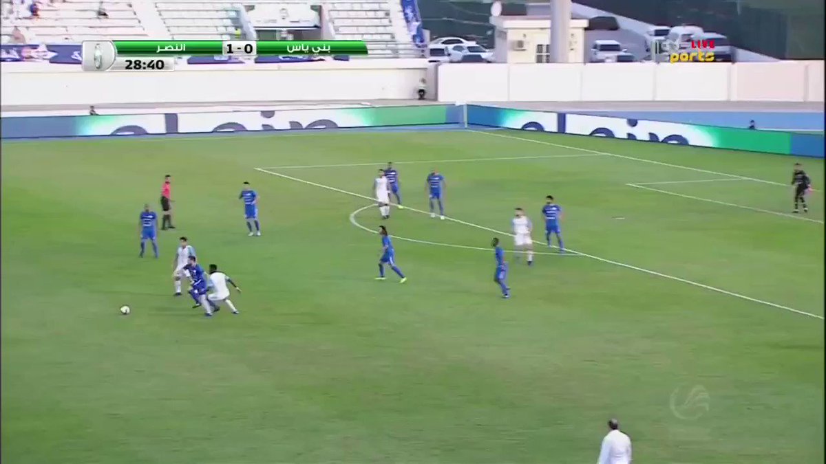لاعب #النصر #كاباي يخرج بالبطاقة الحمراء المباشرة في الدقيقة 29 إثر تدخل عنيف على قدم #حبوش_صالح
#النصر_بني_ياس
#كأس_رئيس_الدولة