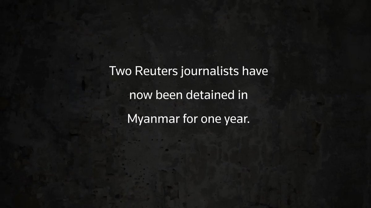 Imprisoned in Myanmar: @Reuters journalists Wa Lone and Kyaw Soe Oo have been detained for one year. See updates on their case: https://www.reuters.com/subjects/myanmar-reporters …