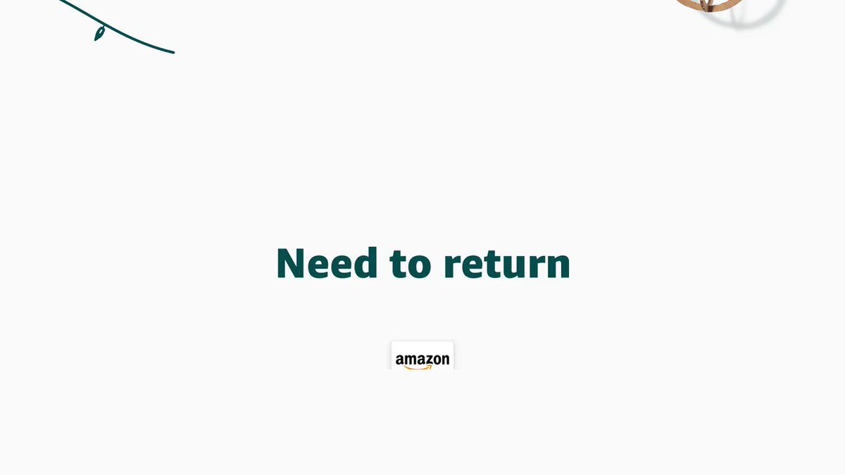It's the thought that counts, but our Online Returns Center makes gift exchanges and returns simple (just in case!) https://amzn.to/2PTKt6W