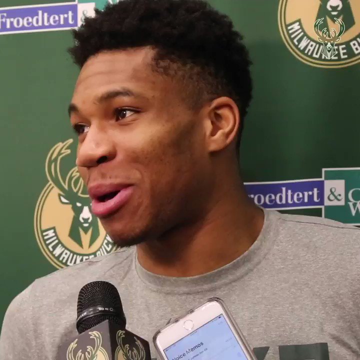 "I smell what @TheRock is cookin! Big fan."
Giannis on the challenge with @PlanetPat5 to The Rock: