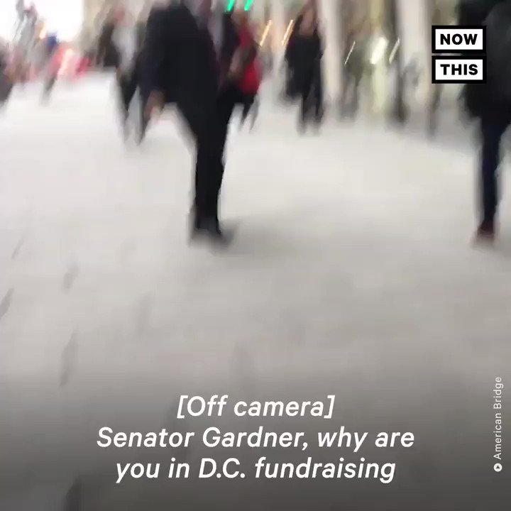 Republican Senator Cory Gardner was caught taking money from lobbyists while federal workers in his state continue to go unpaid