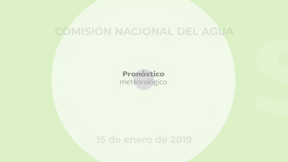El #SMNmx te invita a consultar las condiciones #Meteorológicas en su video #Pronóstico para las siguientes 12 horas