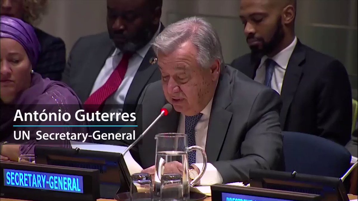 One year ago, I issued a red alert for our world. As we look ahead to 2019, alarm bells are still ringing. International cooperation is more important than ever. https://bit.ly/2AMzJhW