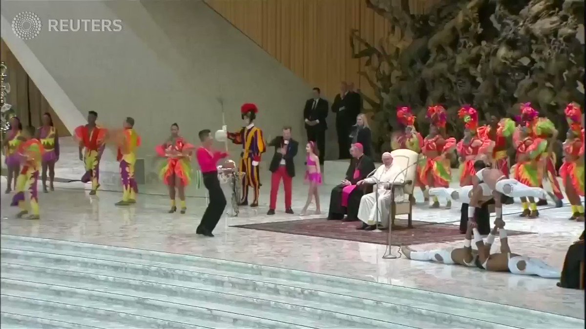 Was Pope Francis' new years' resolution to join a circus?
