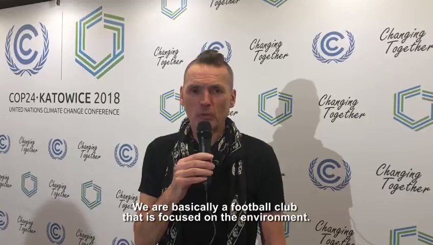 In December, the sports sector & @UNFCCC launched the Sports for #ClimateAction framework to drive emission reductions of sports operations. We spoke with @DaleVince of @FGRFC_Official about how it has become the world's first carbon neutral football club.