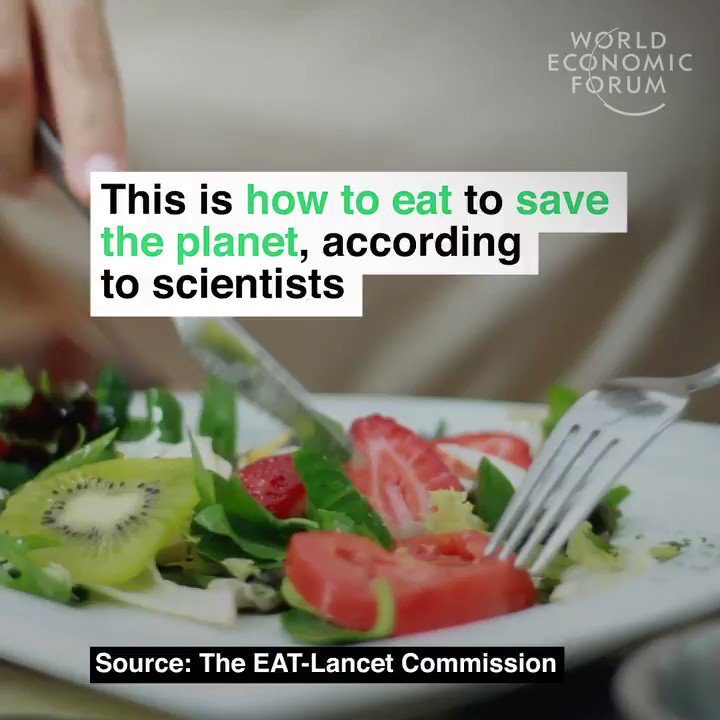 A recipe for the future. Learn more about the benefits of an environmentally-aware diet: https://wef.ch/2CPveEG #environment #nature