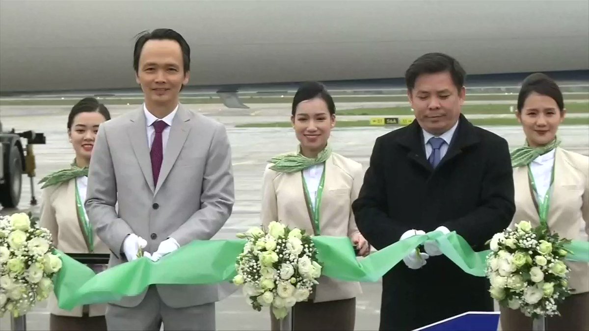 WATCH: Vietnamese start-up Bamboo Airways completes first commercial flight https://reut.rs/2FDg4Eu