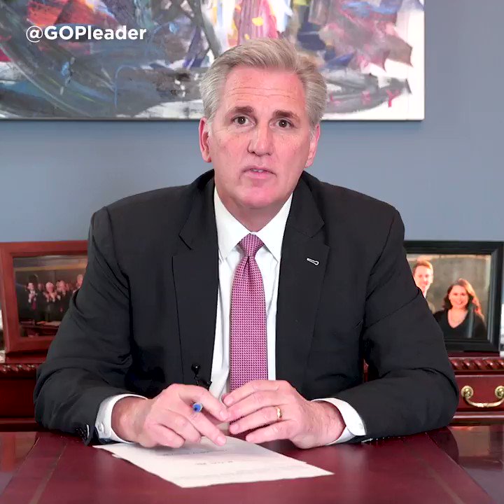 Retweet if you agree that the State of the Union should proceed as planned. I just signed and submitted a resolution that would permit President Trump to deliver his #SOTU address in the Capitol on January 29th.