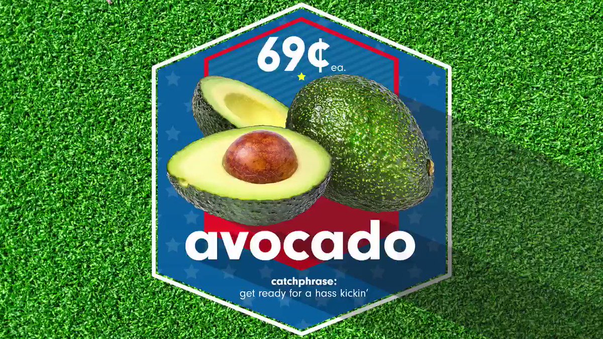 In a pinch for a game day app? We've 'guac' a lineup you'll love. Meet your favorite players for a winning same-day-game-day guac. #rethinkgrocery