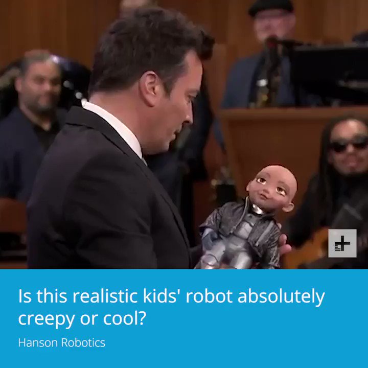Would you let your kid play with this doll robot?