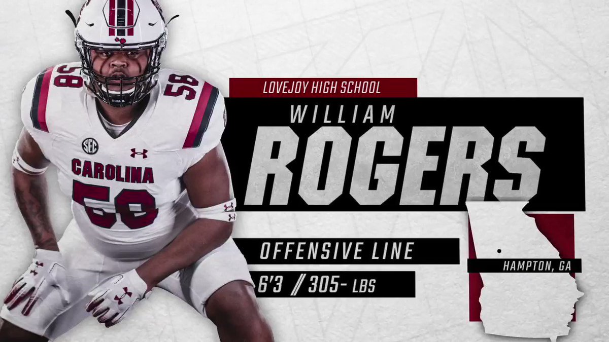 BIG start to the day! Gamecock Nation, let’s welcome @William_Rogers_ to the family!