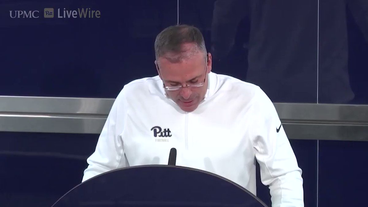 ✍️ Football Signing Day ✍️
Coach Pat Narduzzi gives his thoughts on Pitt's two signings today.
Hear more from Pitt coaches 🎥⬇️
Narduzzi: https://bit.ly/2HVnWDT
Whipple: https://bit.ly/2MQUzkY
Beatty: https://bit.ly/2DWFbk4
#H2P #TurnOnTheL19HTS