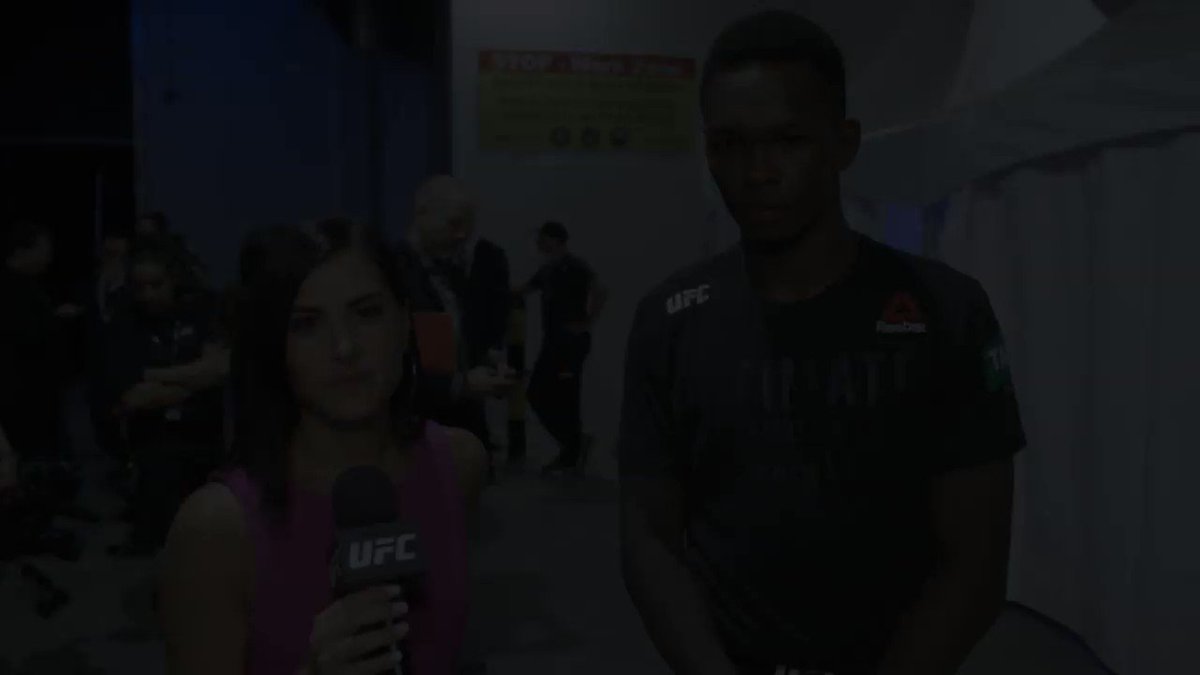 Still processing.
@Stylebender talks through the biggest fight of his career. #UFC234