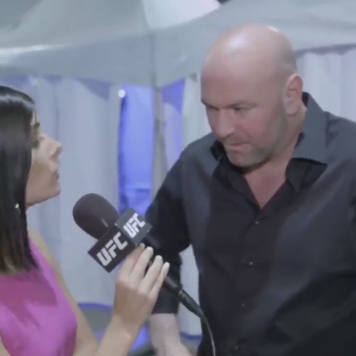 The boss gives an update on the MW divison. #UFC234