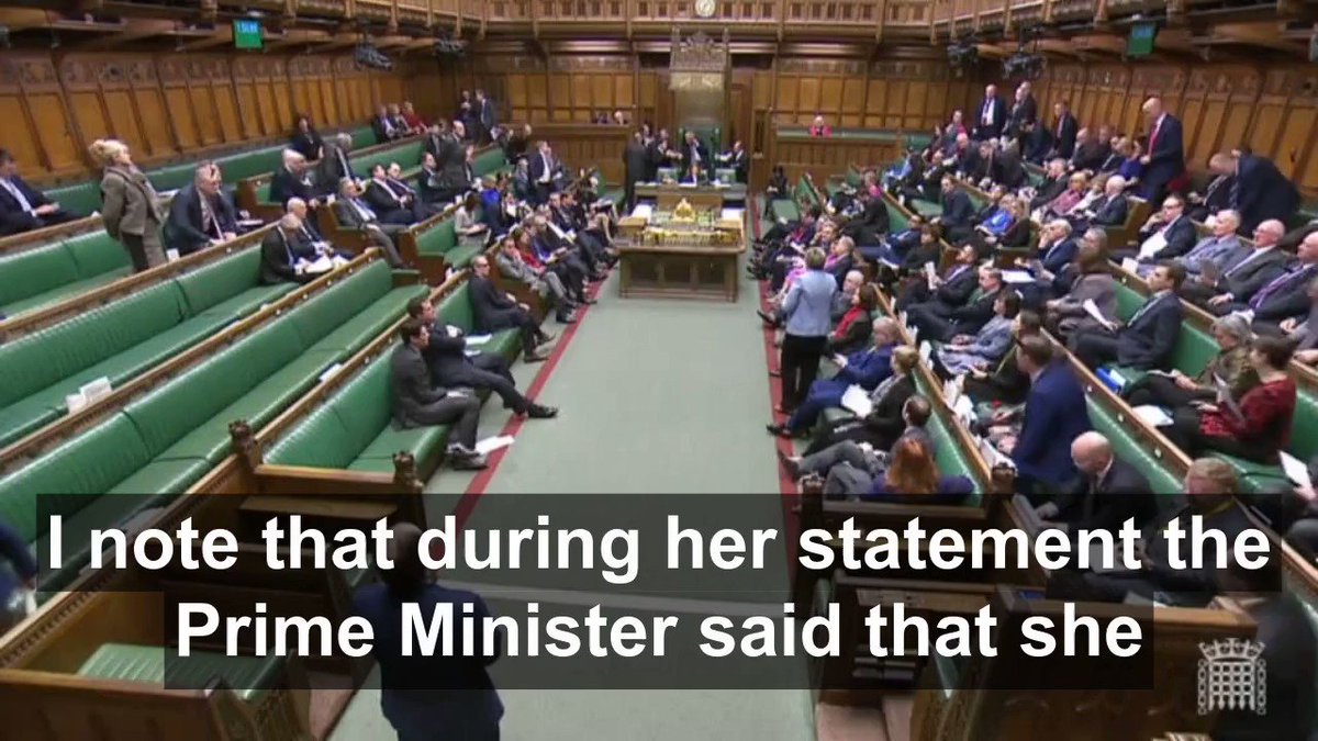 The PM says she’s secured “further talks” with the #EU but it’s quite clear that the negotiations were over in November when she shook hands on the #WithdrawalAgreement. She’s simply kicking the can down the road & shd put her #Brexit deal to a #PeoplesVote.