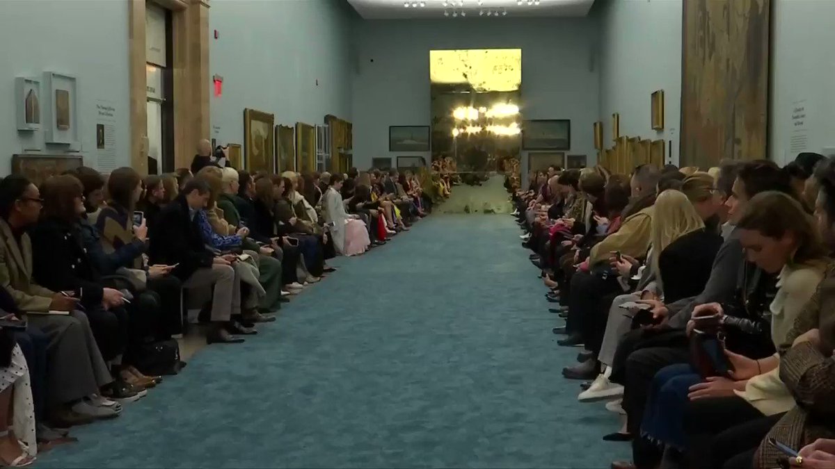 Carolina Herrera forecasts a colorful fall/winter at #NYFW