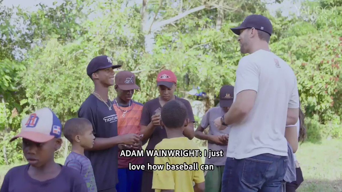 Adam Wainwright ( @UncleCharlie50 ) knows that the value of baseball goes beyond just the game.
He and @BigLeagueImpact are showing how baseball can help change the world 📺
