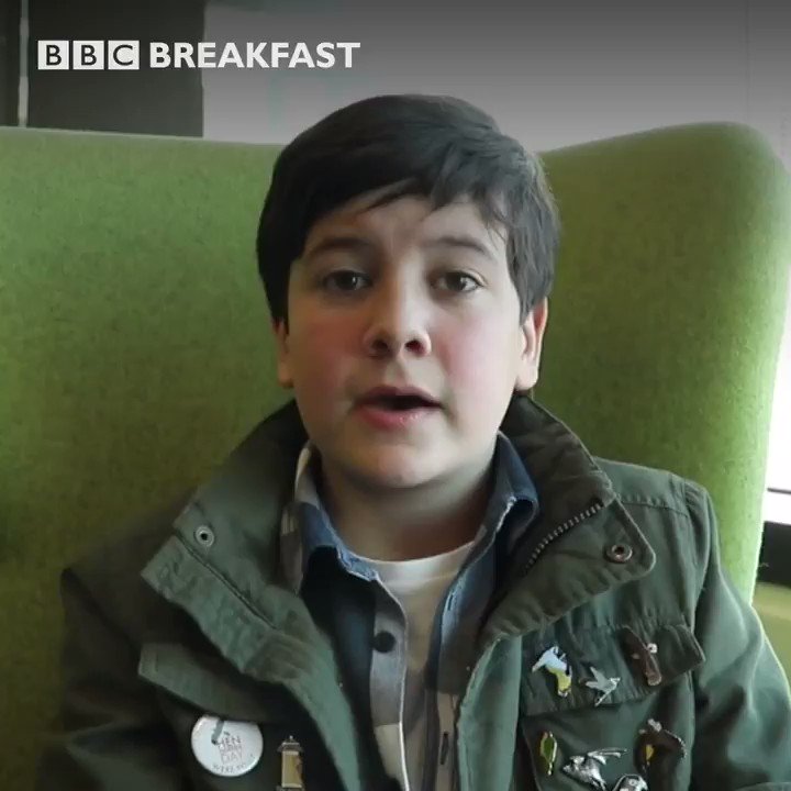 George is one of the school children striking today over climate change 🌏
#SchoolStrike4Climate #ClimateChange #Environment #Climate