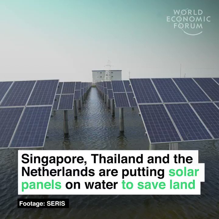 Floating panels are up to 16% more efficient than land-based ones.
V/@wef
C/@Fisher85M @antgrasso @evankirstel @ipfconline1 @helene_wpli @TamaraMcCleary @Ronald_vanLoon @Andi_staub @JacBurns_Comext @MikeQuindazzi @SpirosMargaris
@andy_lucerne