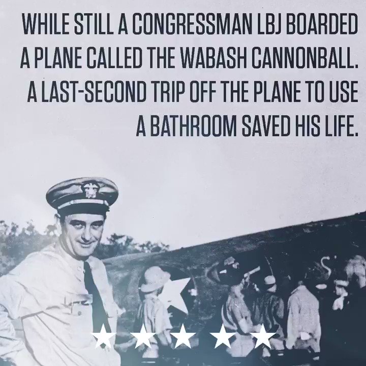 LBJ was the first member of Congress to volunteer for active duty when the U.S entered WWII. Witness his journey to power on #PresidentsAtWar tonight at 8/7c on HISTORY. #PresidentsWeekend