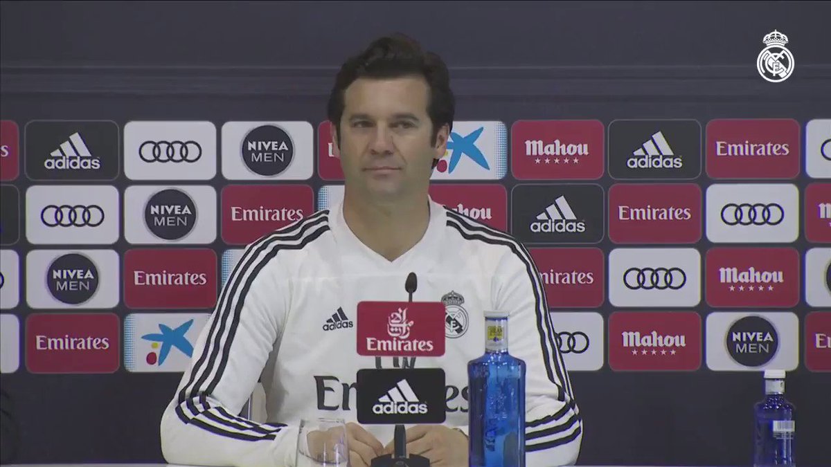 💬 Solari: "Es un momento estimulante de la temporada y estamos todos unidos para ganar." #RMLiga