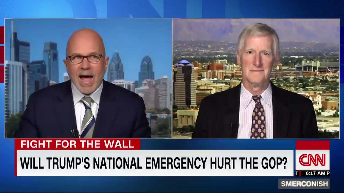 President Trump said “I didn’t need to do this” in national emergency declaration yesterday.
William Banks, professor of law emeritus, says that “belies the argument” and outlines potential legal challenges to his declaration. https://cnn.it/2DOHDb5