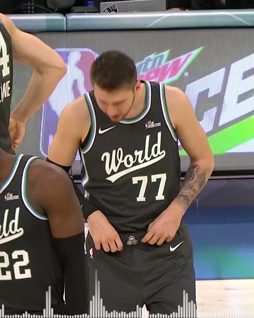 "I used to do that when I was young."
Luka mic'd up at #MTNDEWICERisingStars is pure gold. (via @NBAAllStar)