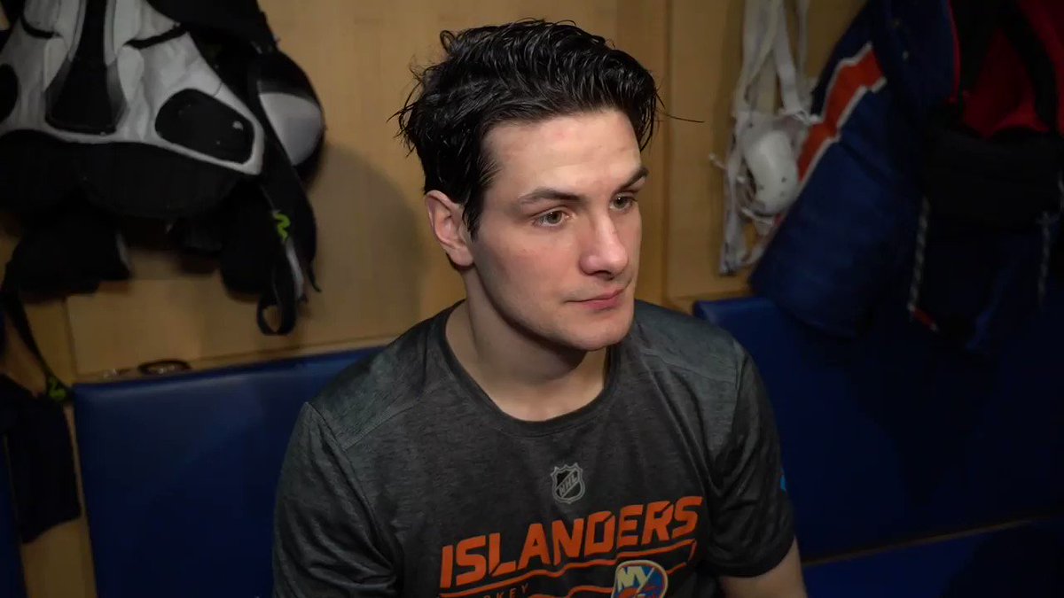 "Every guy was involved tonight and made an impact." - @barzal_97 https://t.co/oZCf5vRHCu