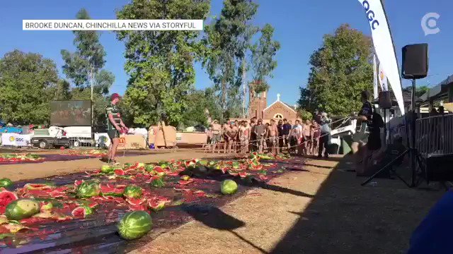 We want to move to Australia to compete in this watermelon slip and slide race.
https://cir.ca/2TSYjVZ