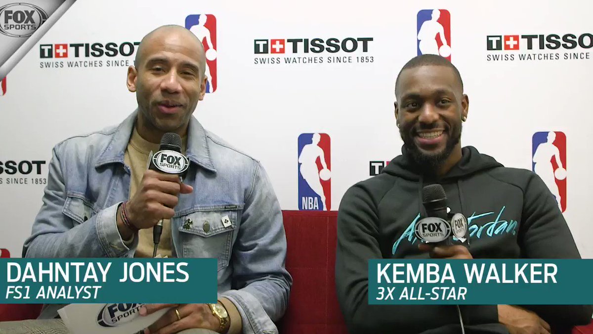 "He told me to play the way he drafted me to play... Broke me out of my shell."
@hornets All-Star @KembaWalker recounts his favorite Michael Jordan story with @dahntay1.