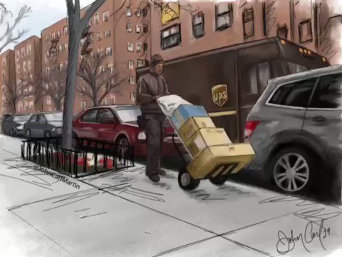 When life inspires art. @JohnCarlMartin beautifully captures a moment in the daily life of one of our employees at work. ๐ฆ